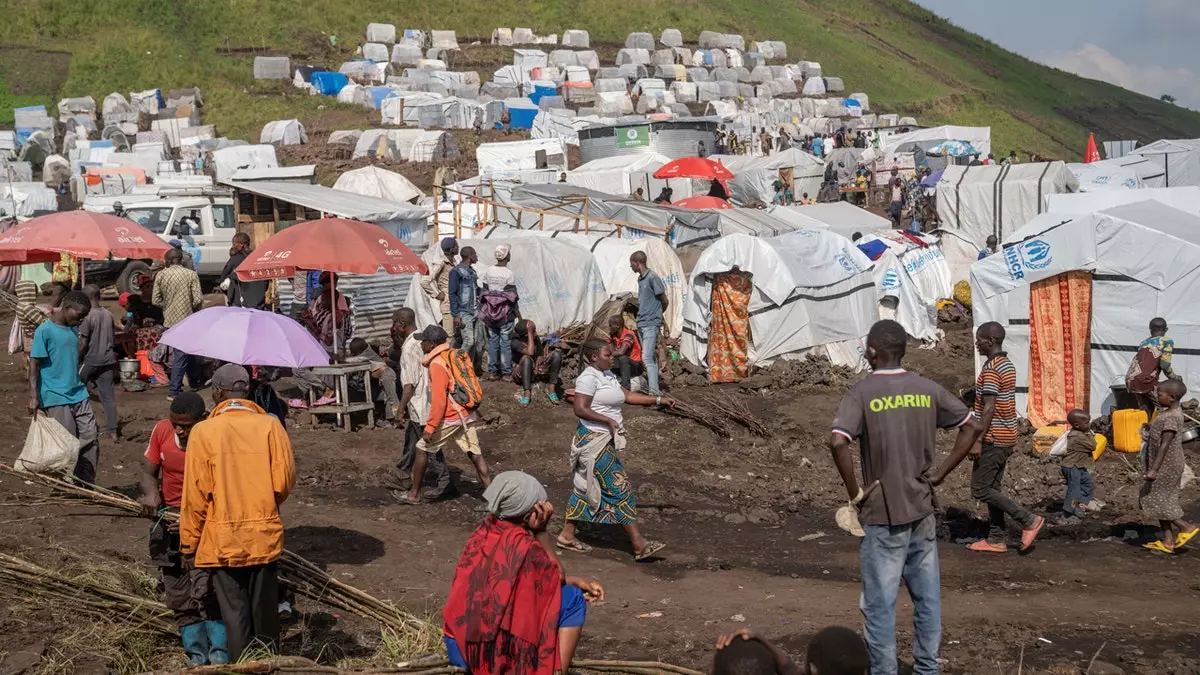 По меньшей мере 250 000 человек были перемещены из-за бушующего конфликта в Конго