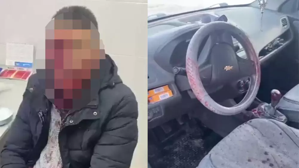 Хотел подвезти женщину: на казахстанца напали с ножом на трассе