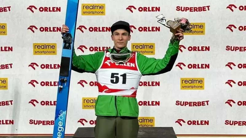 "Летающий" лыжник Данил Васильев впервые стал победителем Кубка FIS