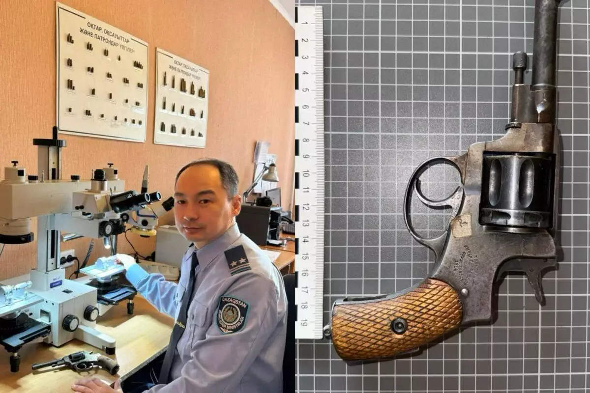 Револьвер, похищенный 40 лет назад, нашли в Акмолинской области  