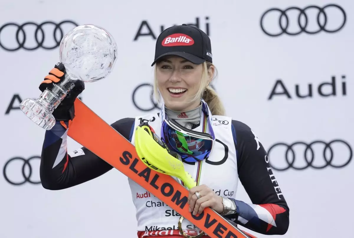 Американская горнолыжница Шиффрин обошла Бьорндалена по количеству побед