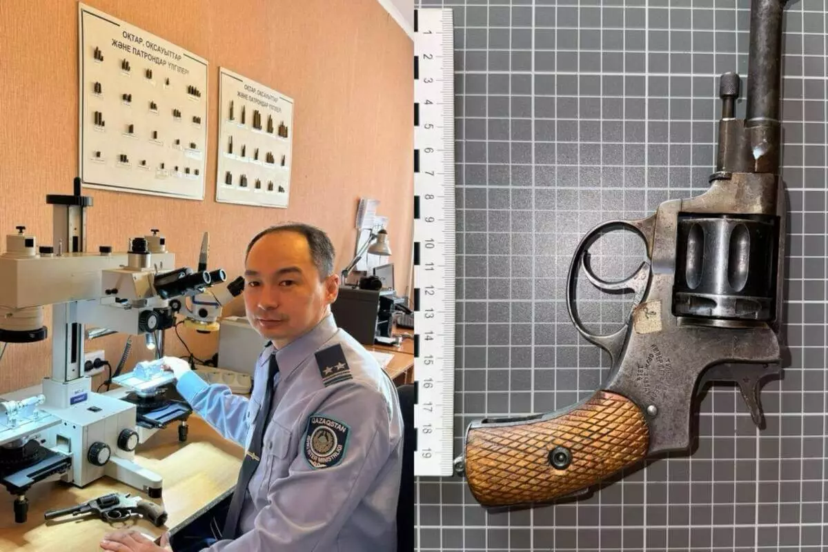 Антикварный револьвер, похищенный 40 лет назад, нашли в Акмолинской области