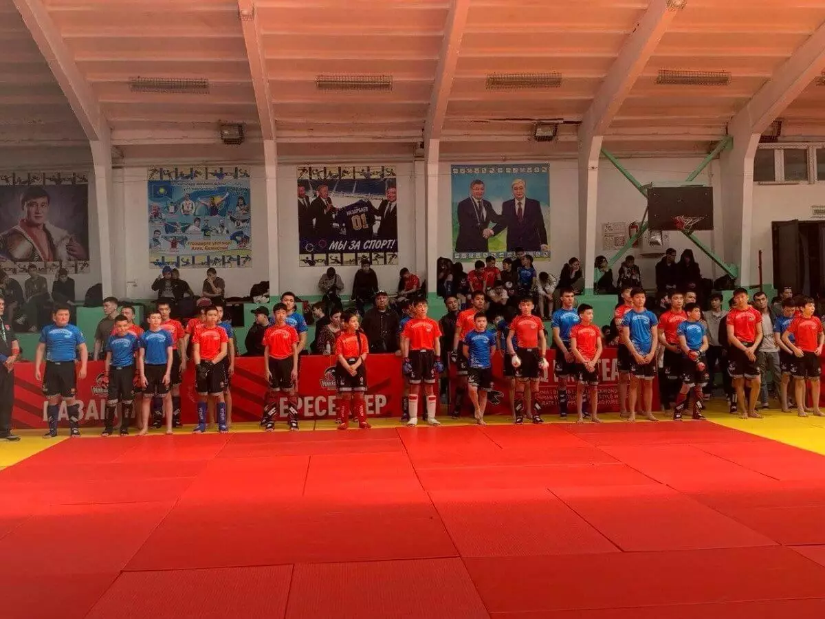 В Конаеве проходит детско-юношеский чемпионат республики Казахстан по панкратиону