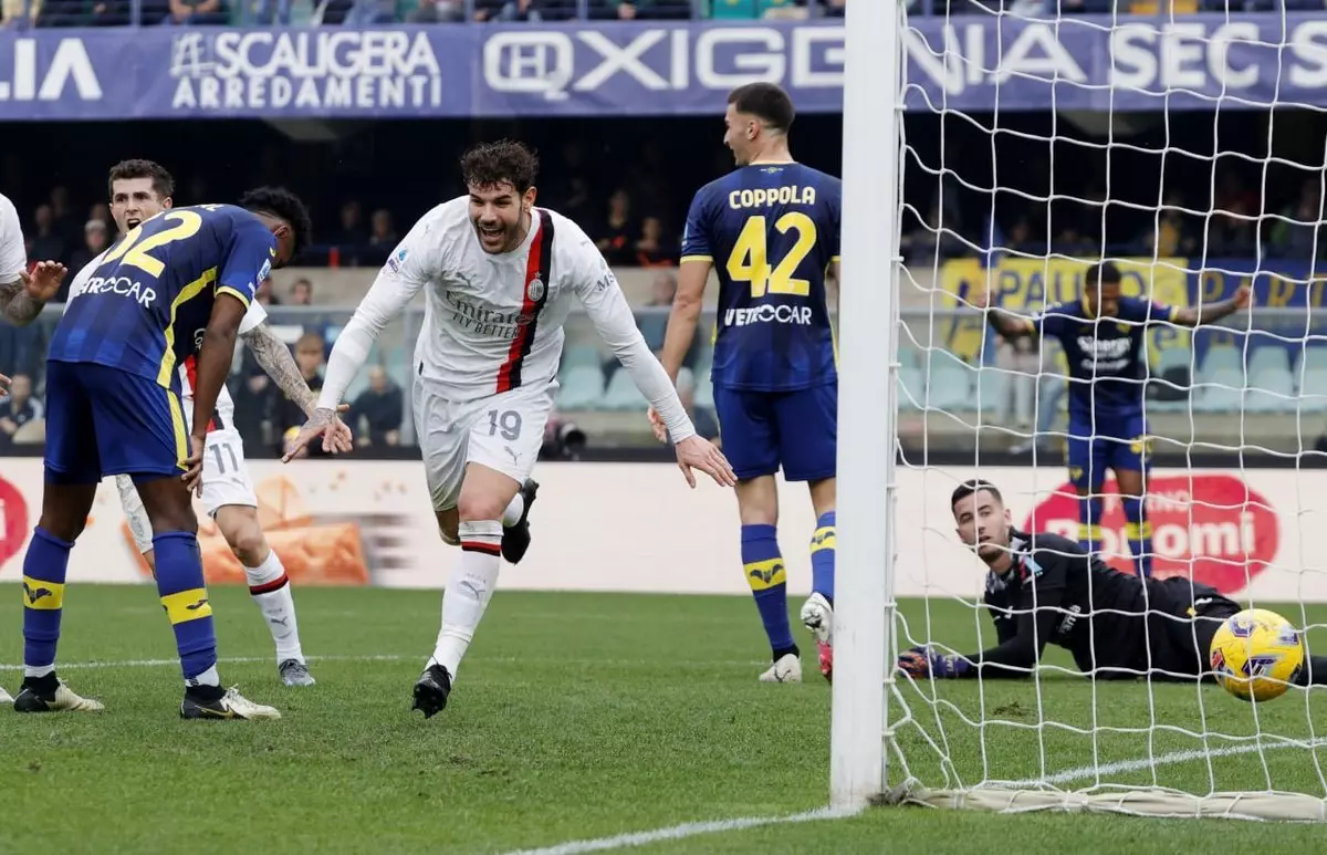 «Милан» победил «Верону» и продлил победную серию до пяти матчей