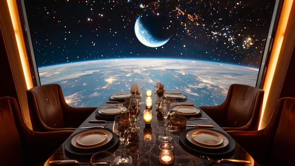 Ужин в космосе с видом на Землю: необычное путешествие запустит ресторан из Копенгагена