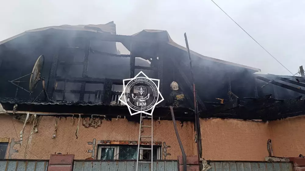 Густой дым заметили в Алматинской области: в ДЧС рассказали о пожаре
