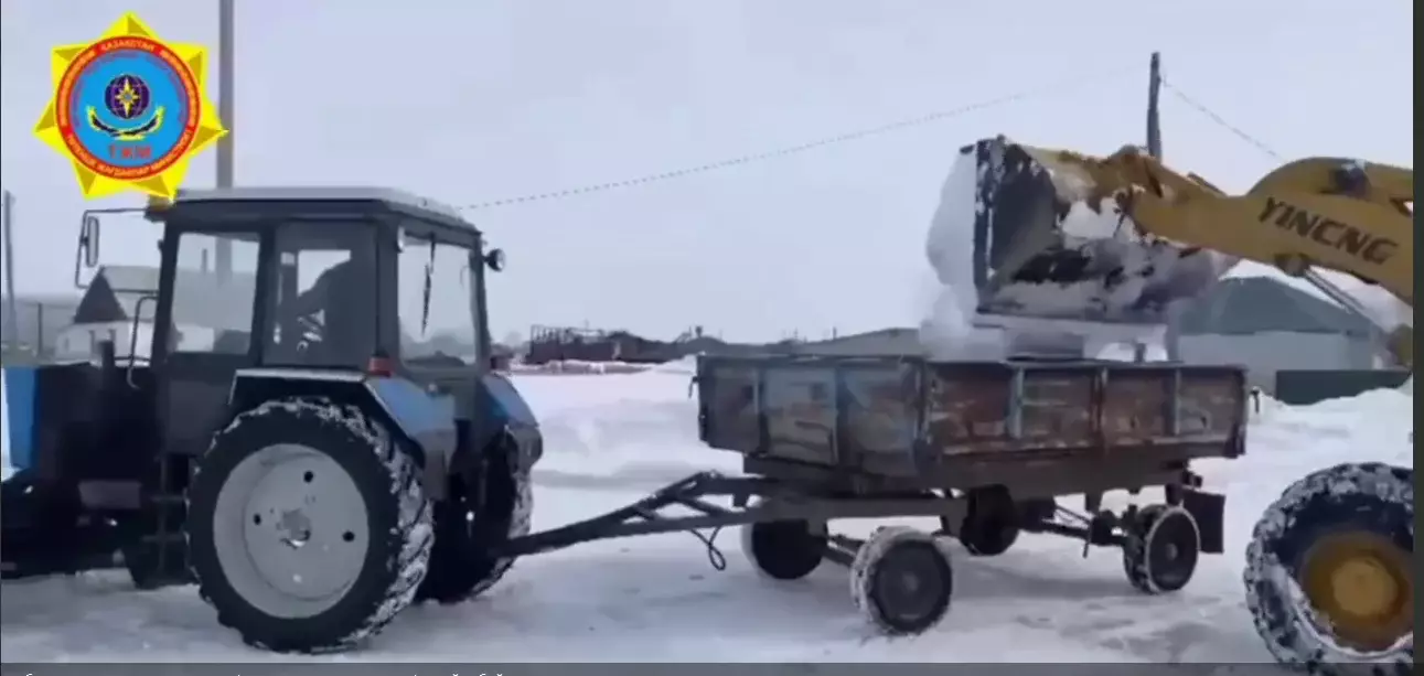 В Павлодарской области с территории населенных пунктов уже вывезли более 1 млн кубометров снега