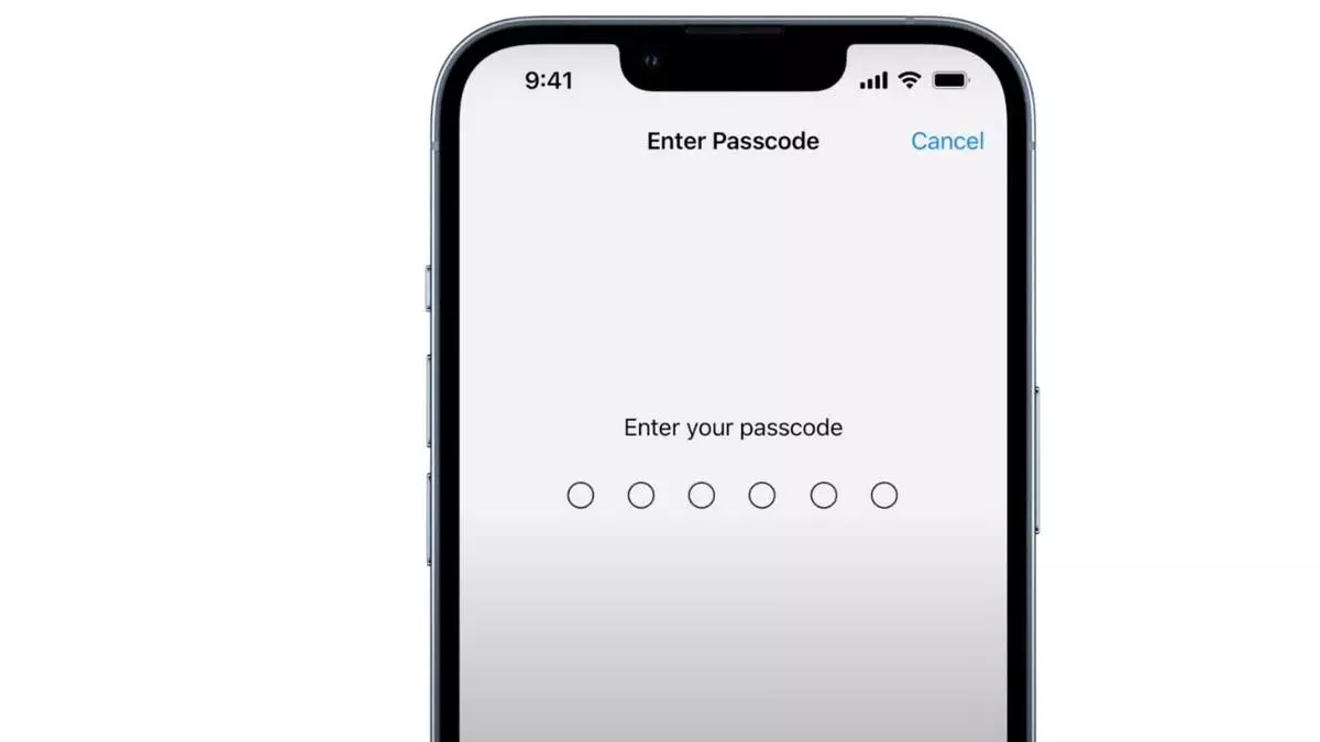 Как обновить пароль на iPhone