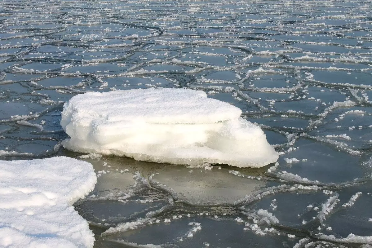 11-летнего ребенка унесло на льдине в ВКО