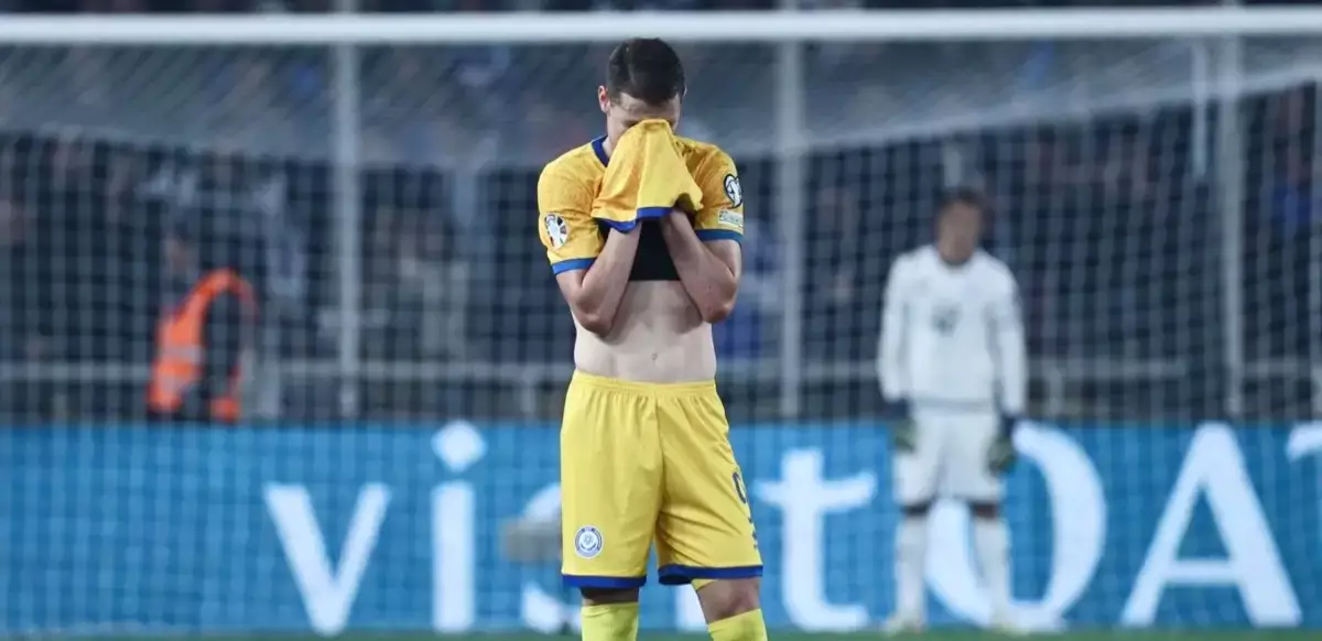 Казахстан проиграл Греции со счетом 5-0