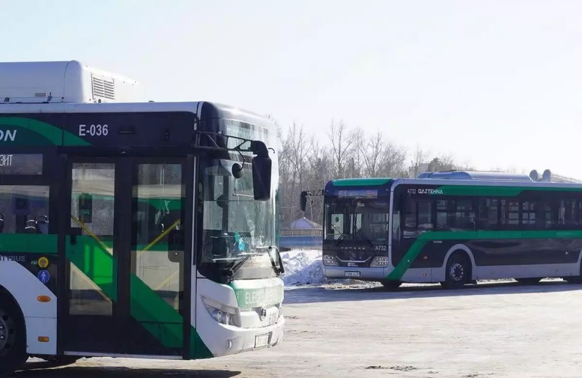 Несколько автобусов изменили схему движения в Астане