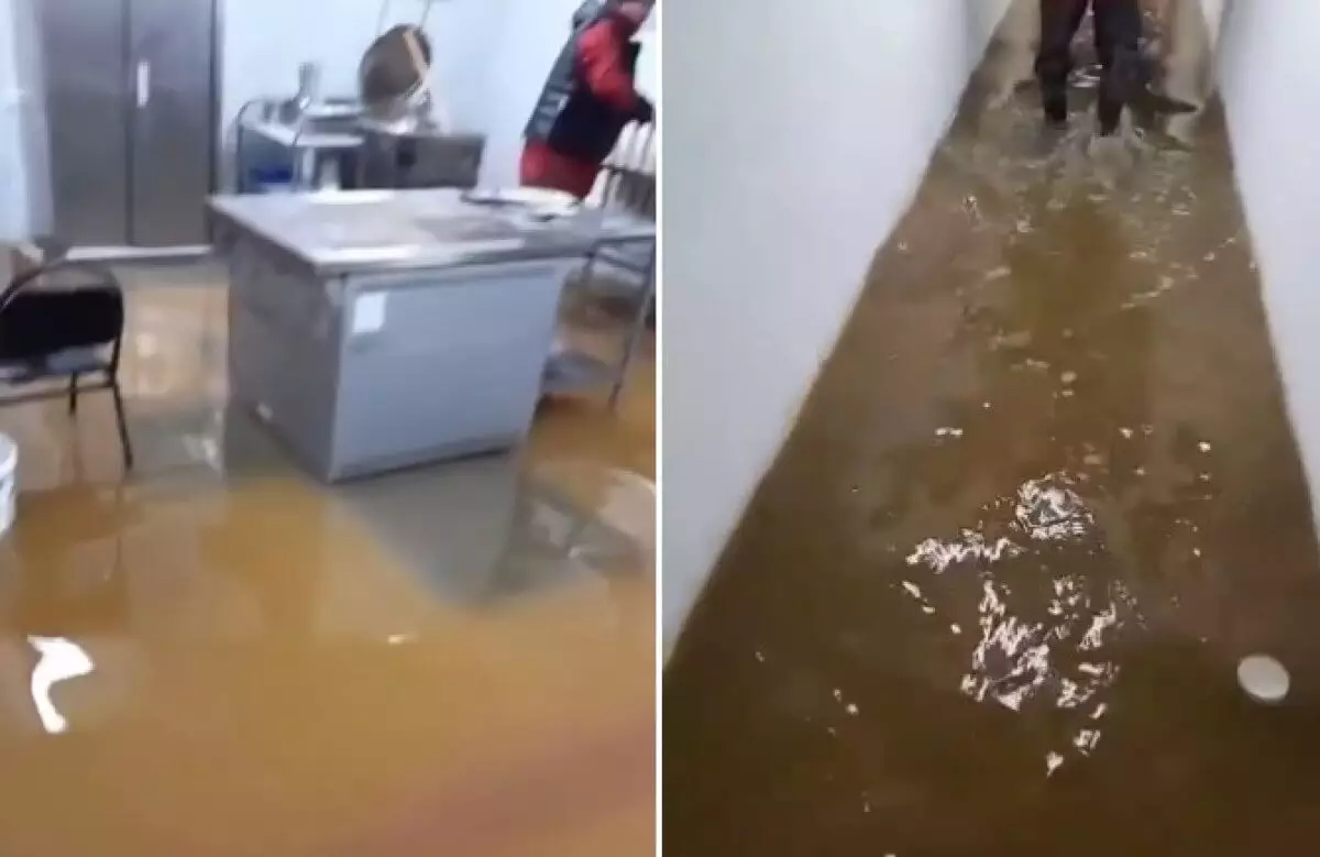 Школу затопило талыми водами в Кокшетау