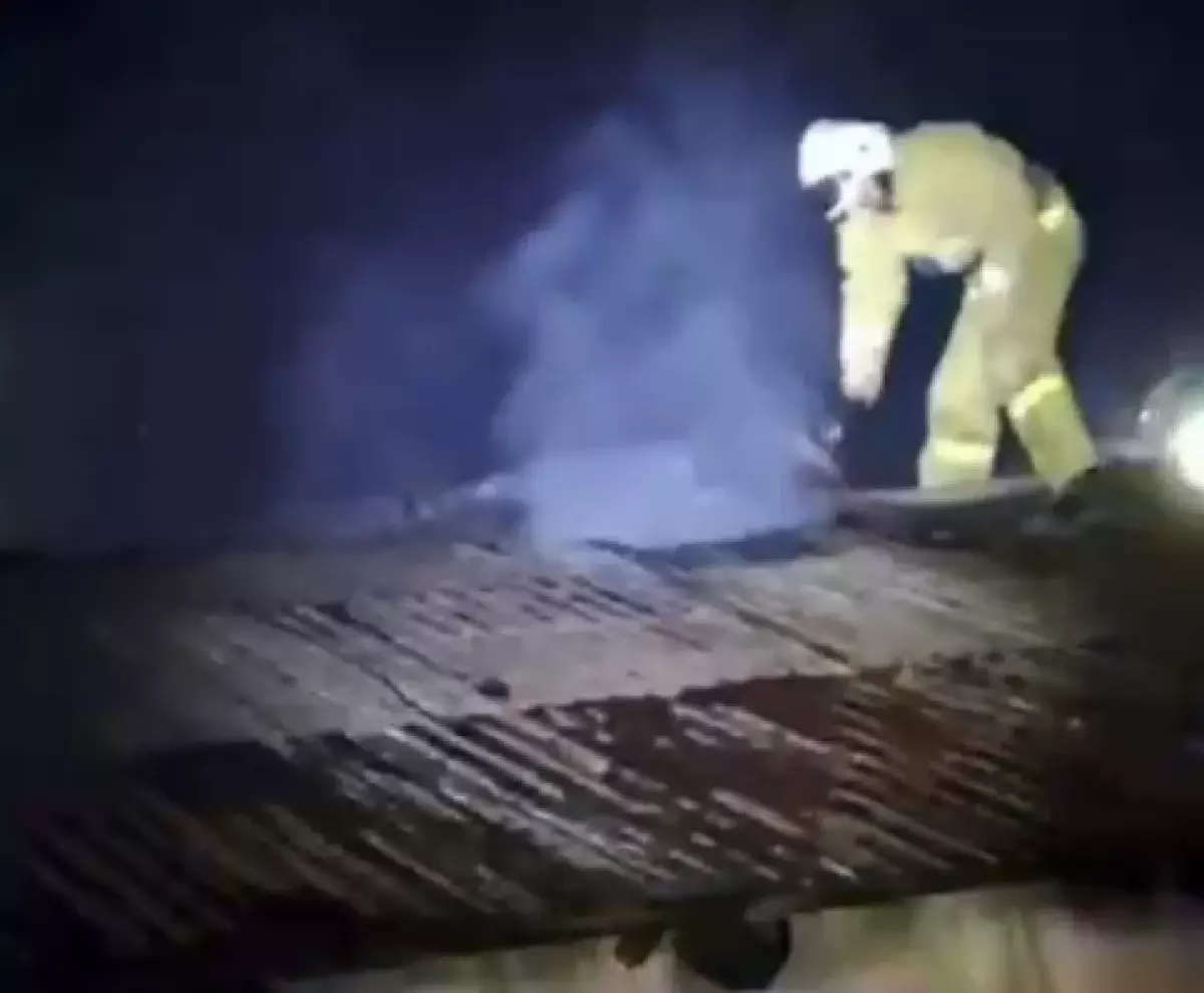 Трое мужчин пострадали при пожаре в Алматинской области
