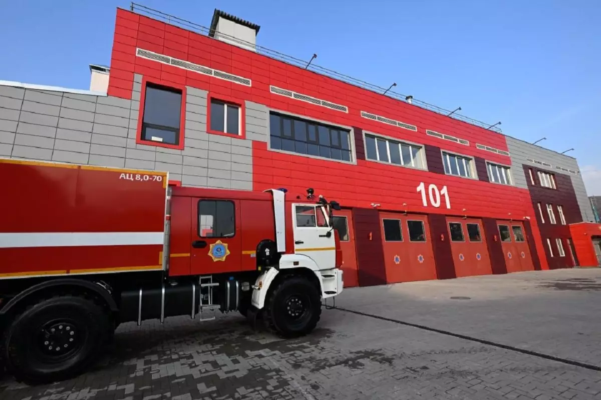 Новую пожарную часть открыли в Бостандыкском районе Алматы