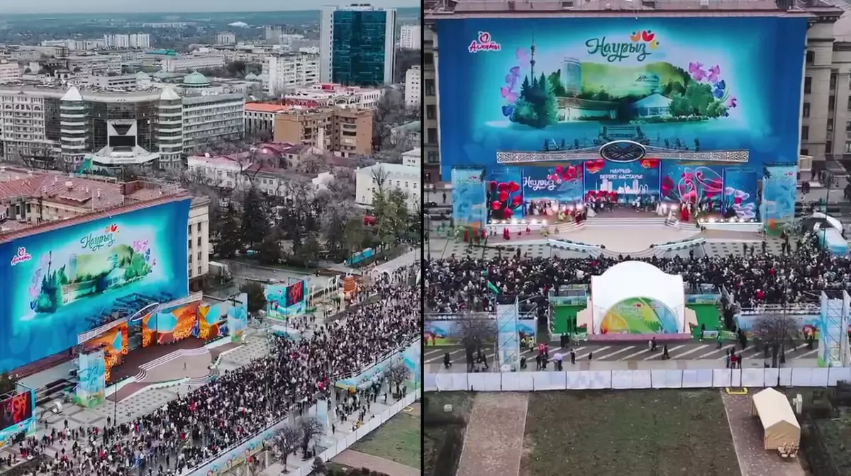 Около 300 тысяч человек посетили концерты в честь Наурыза в Алматы