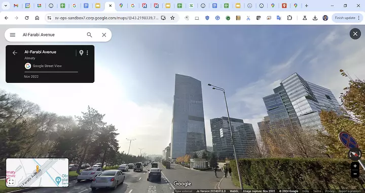 Google запустил в Казахстане виртуальный просмотр улиц Street View