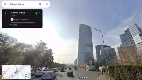 Google запустил функцию Street View в Казахстане