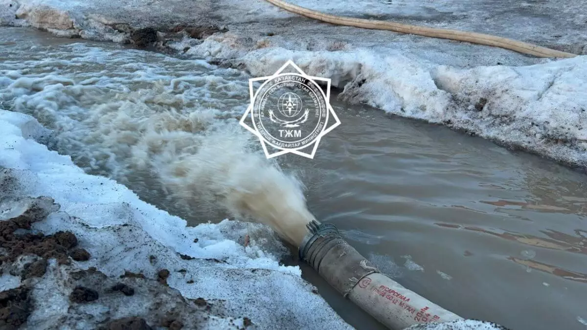 Дома затопило в селе под Астаной: откачали 80 тысяч кубометров талых вод