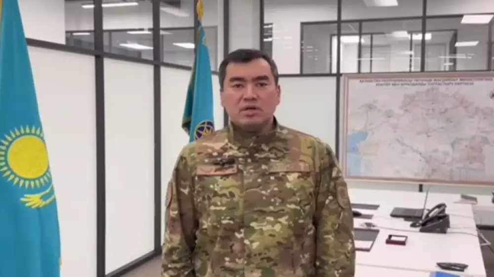 Министр по ЧС Чингис Аринов обратился к казахстанцам в связи с паводками в стране