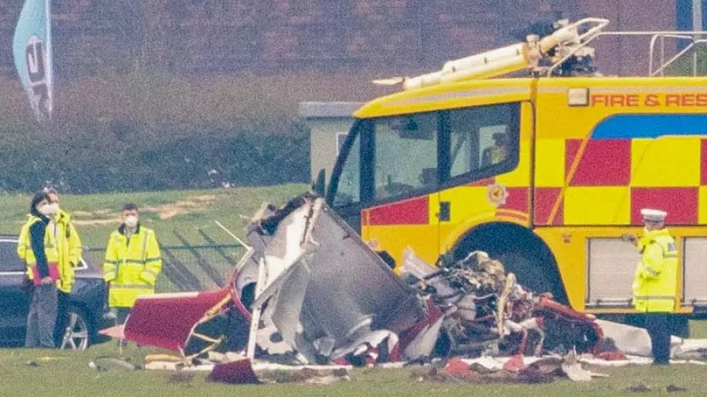 Самолет разбился на глазах у детей возле крупнейшего музея авиации Великобритании