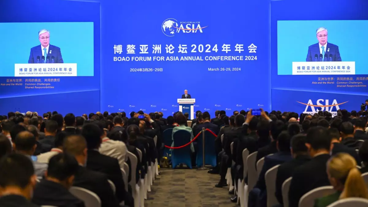 Мемлекет басшысы Боао Азия форумының пленарлық сессиясында сөз сөйледі