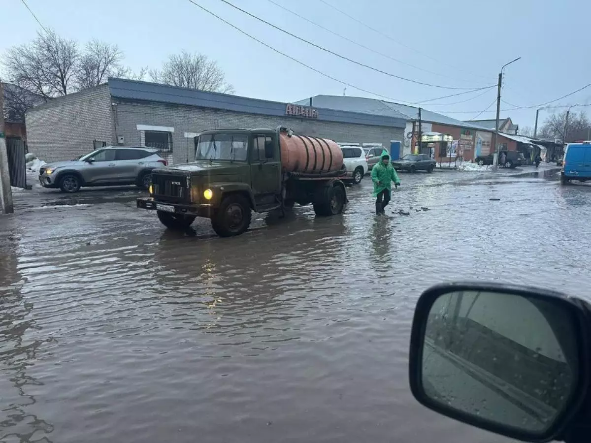 Село затопило в Улытауской области