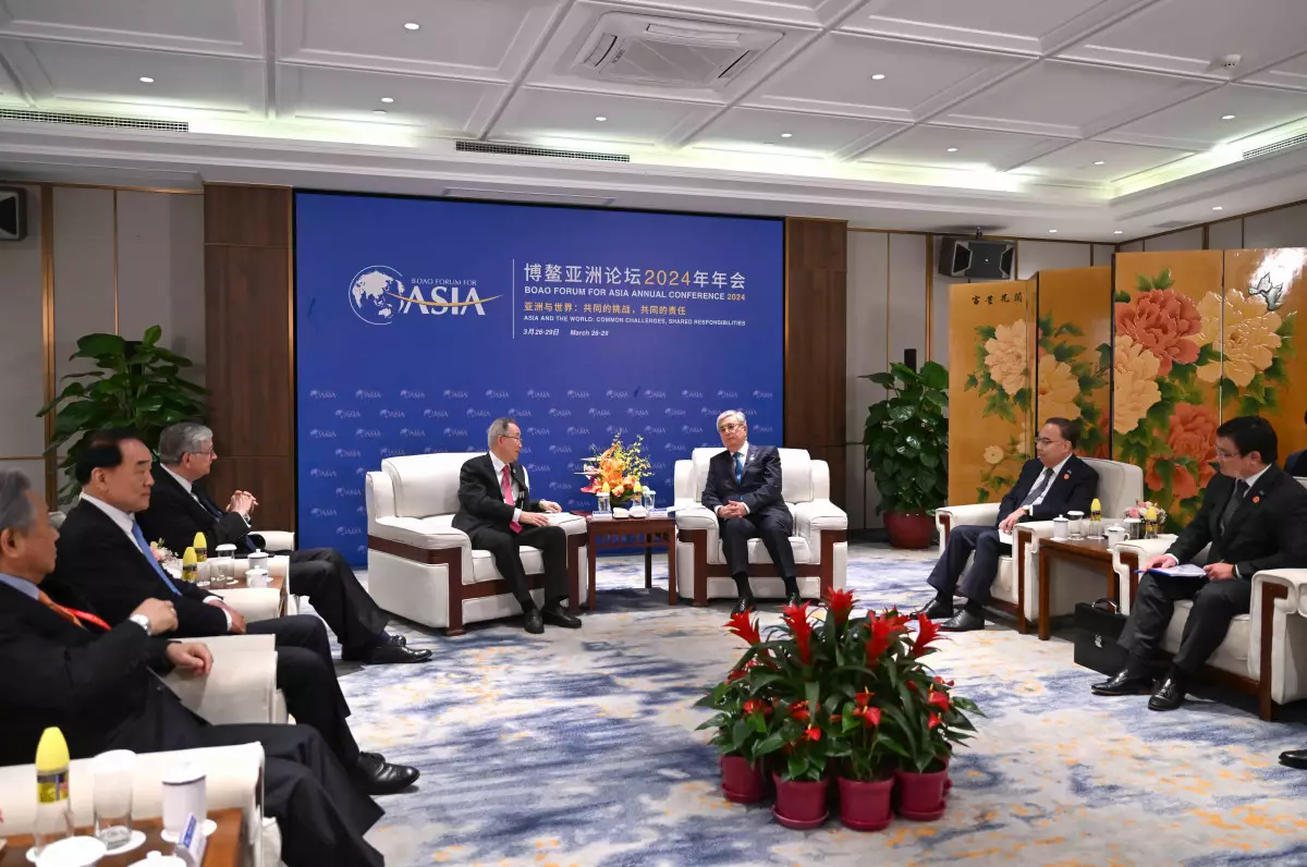 Президент Боао Азия форумының төрағасы Пан Ги Мунмен кездесті