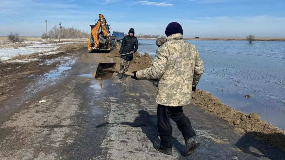 С помощью дронов контролируют ситуацию с паводками в Павлодарской области