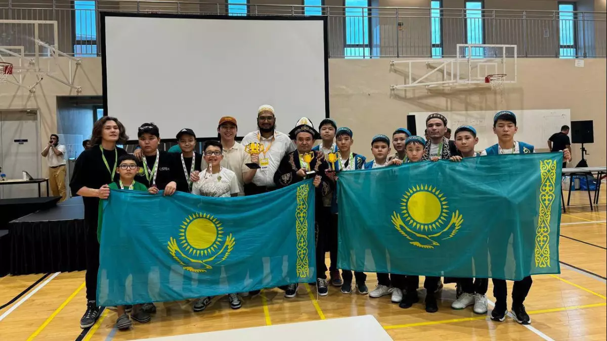 Қазақстандық оқушылар робототехникадан халықаралық чемпионатта рекорд орнатты