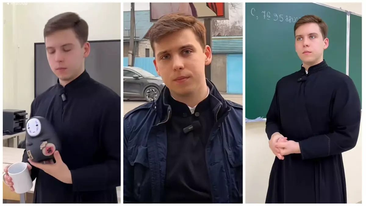 Харизматичный студент Алматинской православной духовной семинарии взорвал TikTok