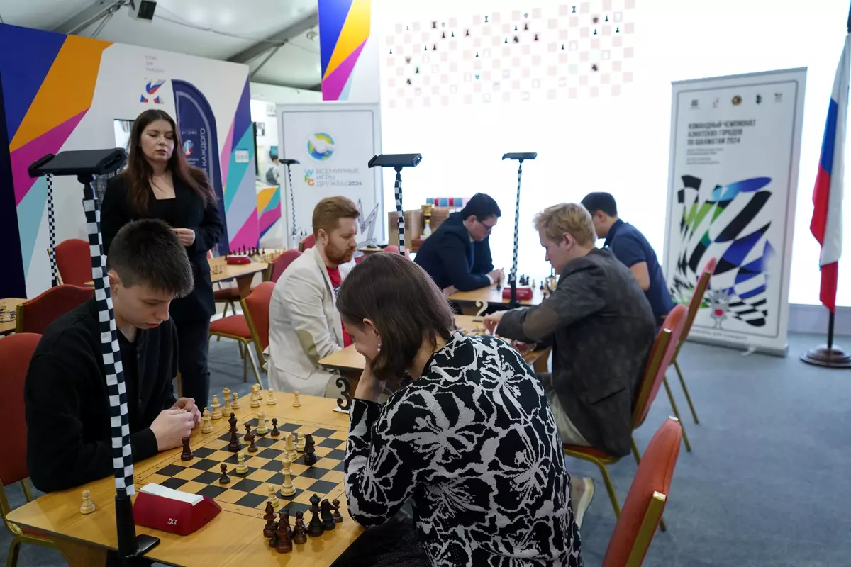 Дни шахмат прошли на выставке-форуме «Россия» на ВДНХ