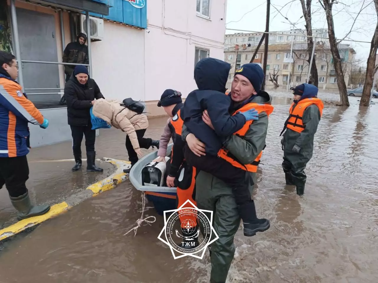 Больше 100 человек эвакуировали из-за разлива реки Кылшакты в Кокшетау