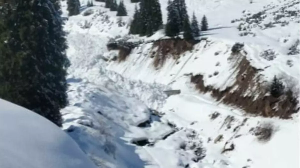 В бассейне реки Киши Алматы сошли снежные лавины