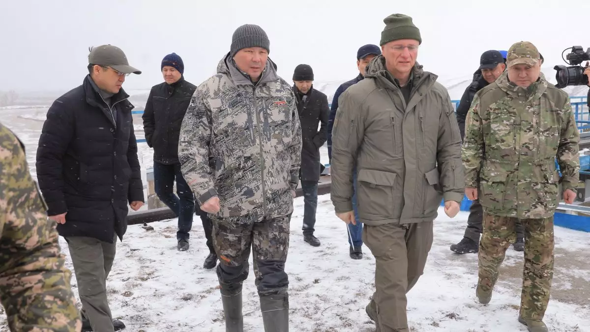 Скляр посетил Актюбинскую область и ознакомился с паводковой ситуацией