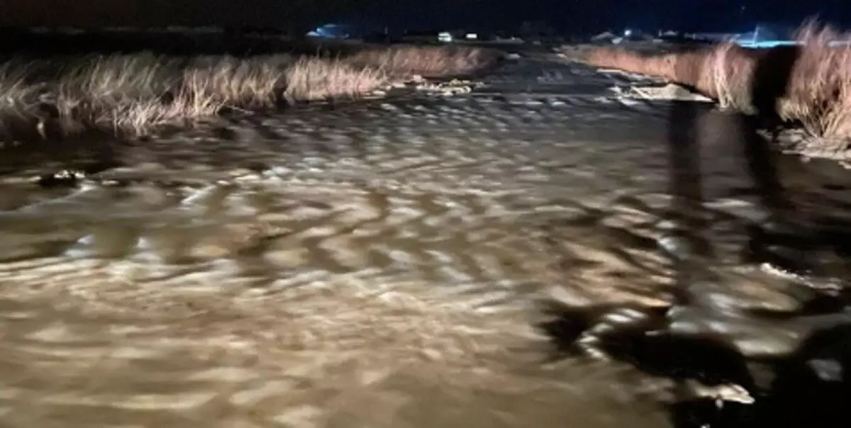 Из-за паводков приостановил работу погранпункт в Костанайской области