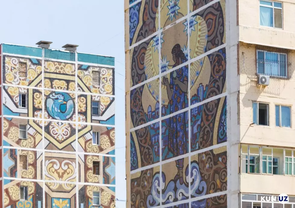 В Узбекистане мозаики на зданиях внесены в список объектов культурного наследия