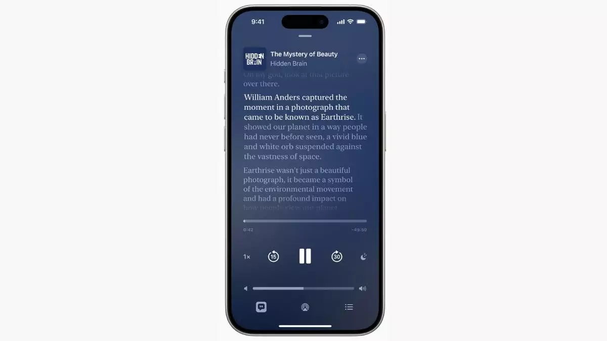 В iOS 17.4 появилась интересная функция транскрипции Apple Podcast