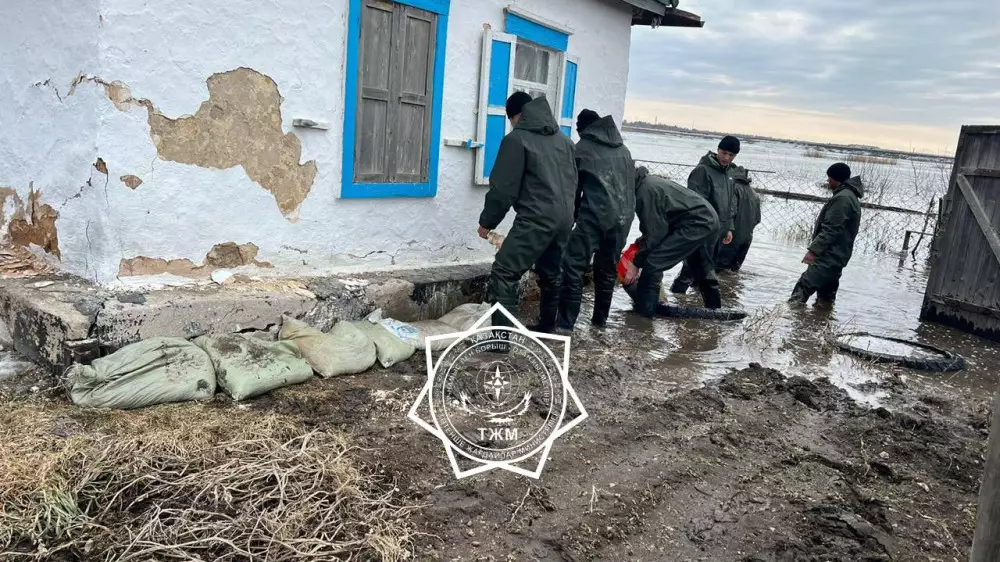 МЧС опубликовало сводку о паводковой ситуации в Казахстане