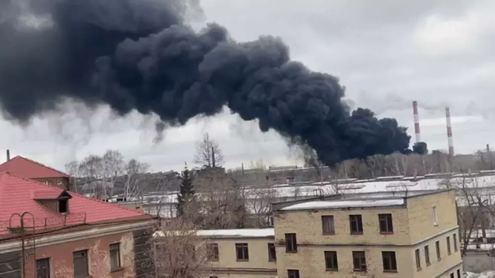 В России горит крупный машиностроительный завод