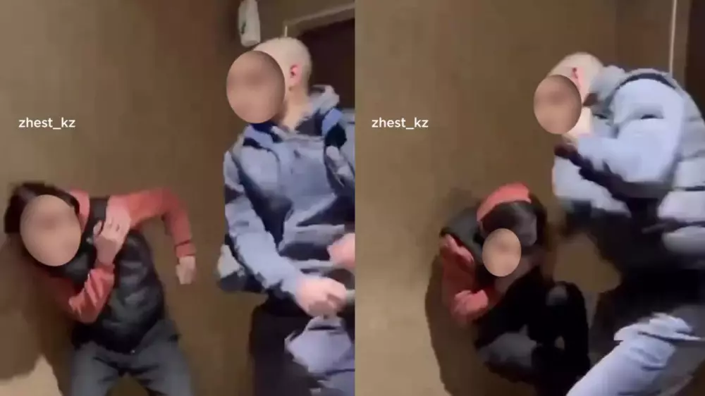 Видео жестокого избиения парня:  избивавший задержан в Алматы