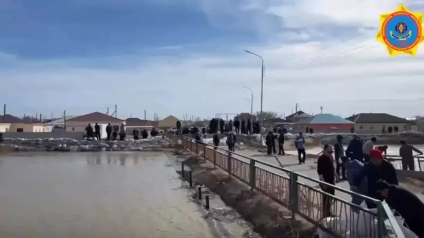 В Жылыойском районе Атырауской области сохраняется напряженная ситуация из-за паводков