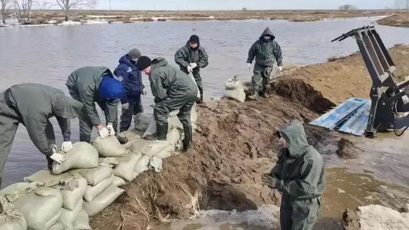 Павлодар облысында су тасқынына байланысты жабылған республикалық маңыздағы тас жол ашылды