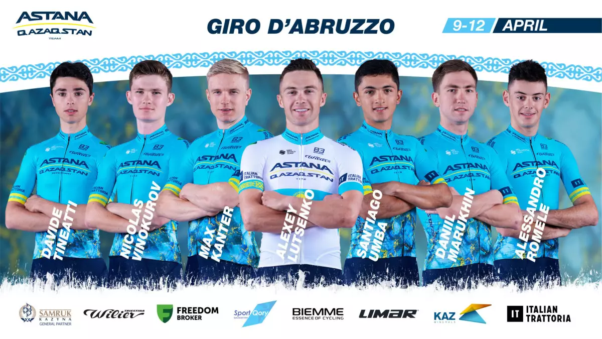 «Астана» объявила состав на «Джиро д’Абруццо»