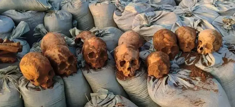 Около 40 фрагментов человеческих костей нашли при выемке земли для укрепления дамбы в Атырауской области