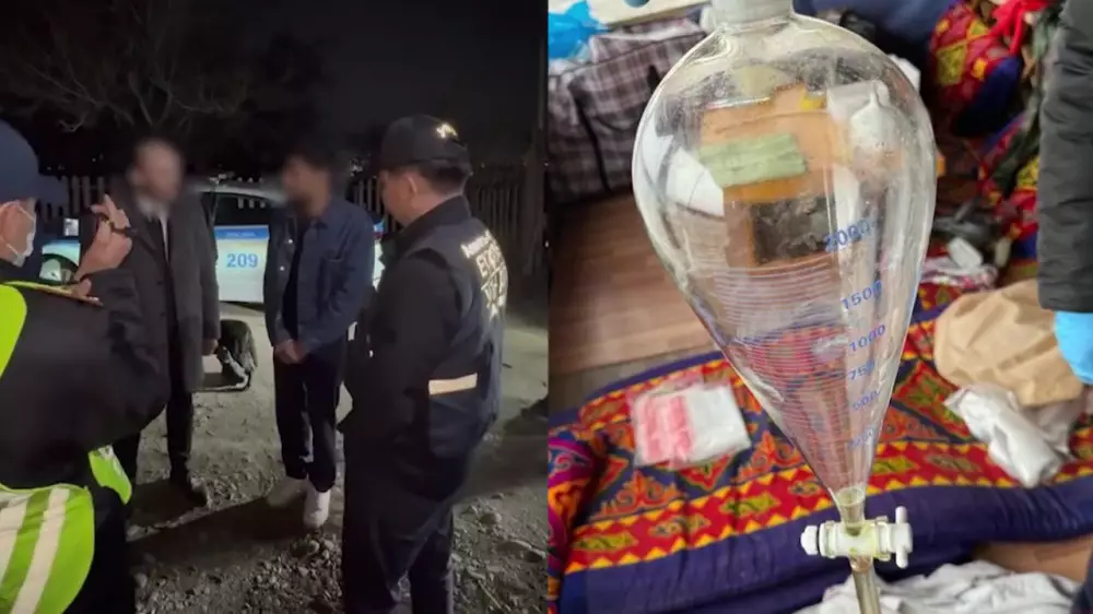 "Ирония судьбы": в Алматы варили "синтетику" в доме из сериала про наркотики