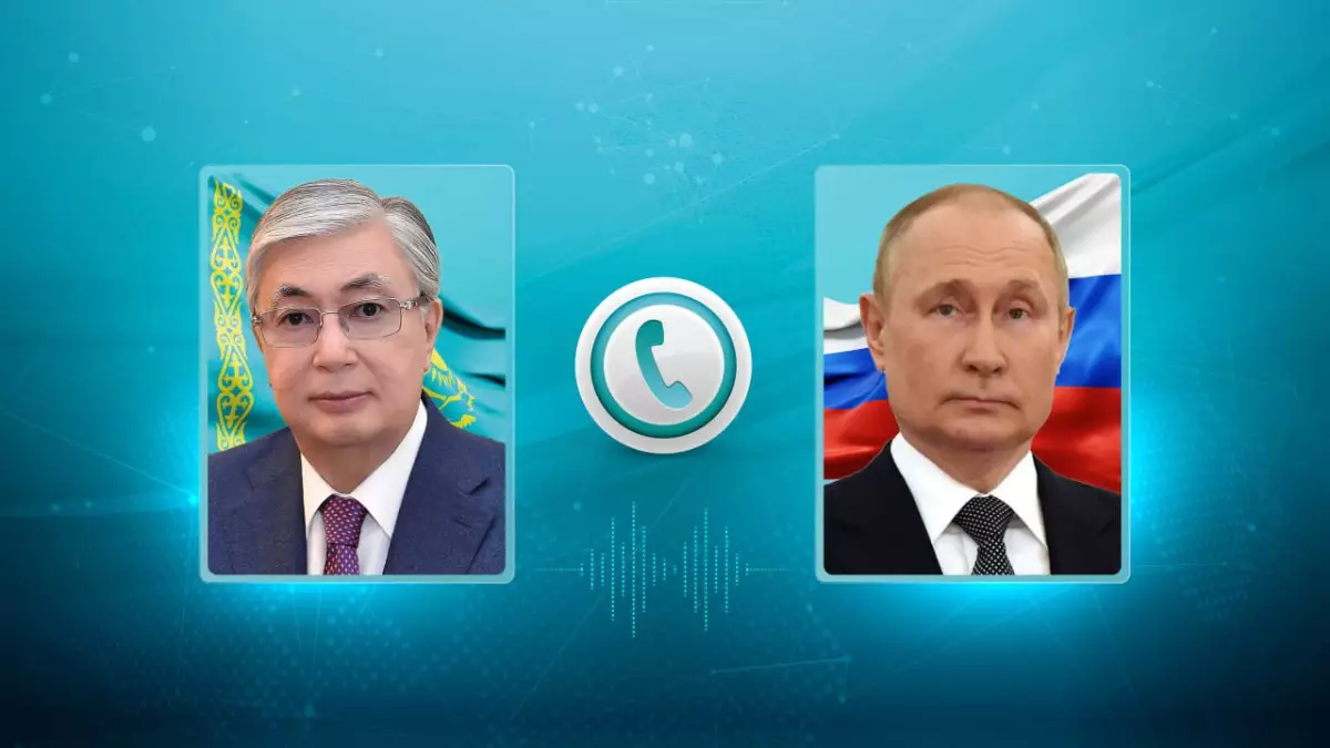 Токаев и Путин обсудили паводковую ситуацию в приграничных регионах