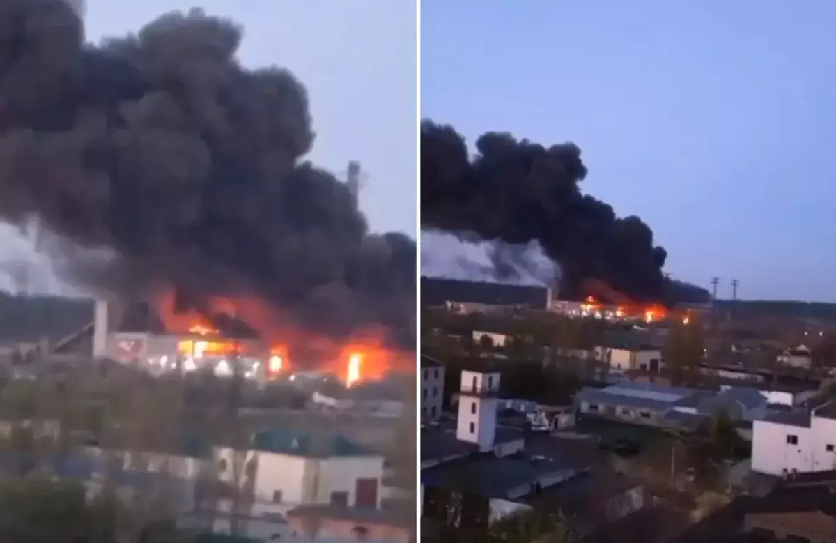 Российский ракетный удар уничтожил мощнейшую ТЭС Киевской области