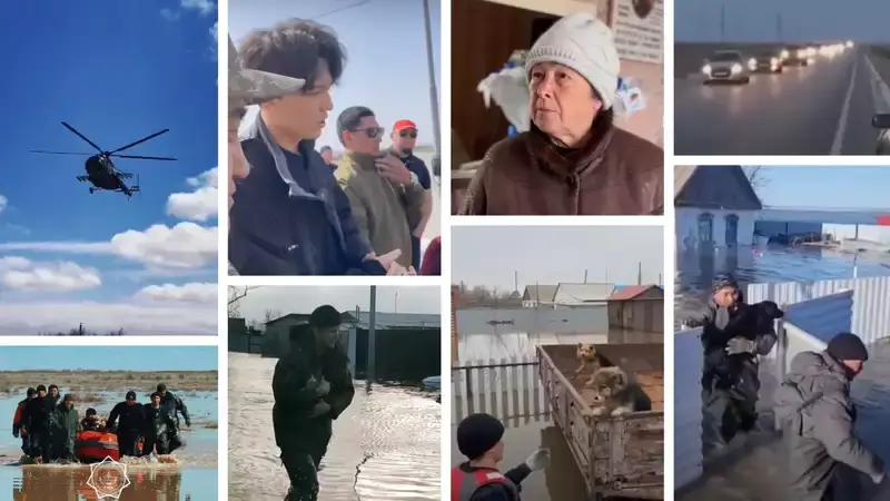 "Это общая беда": казахстанцы объединились в борьбе с последствиями рекордного наводнения