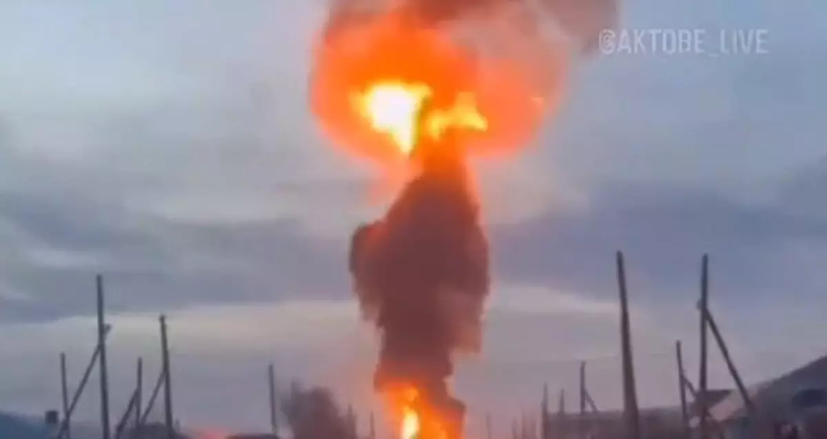 Взрыв произошел на АГЗС в Актюбинской области