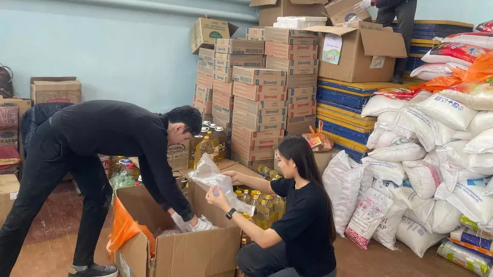 Более 1 295 тонн гуманитарной помощи собрали в Костанайской области